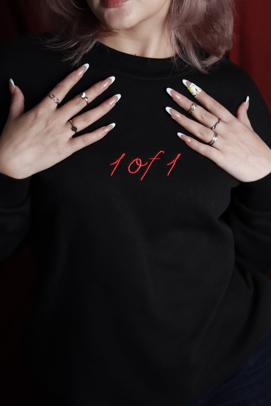 'TheWorldisYours' Patchwork design sweatshirt